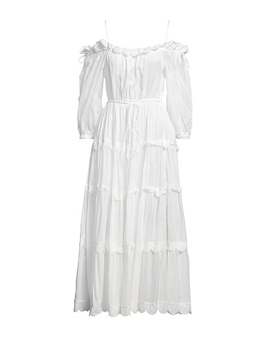 MEIMEIJ Long dress White 100% Cotton