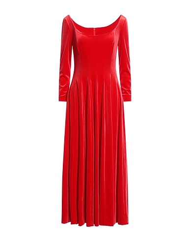 PHILOSOPHY di LORENZO SERAFINI Midi dress Red 93% Polyester, 7% Elastane
