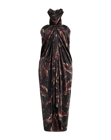 LANVIN Midi dress Black 100% Silk