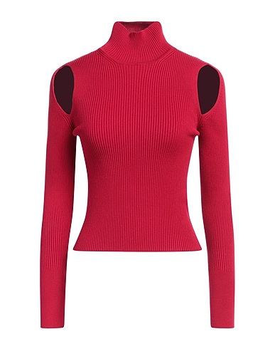 BLUMARINE Turtleneck Red 72% Viscose, 28% Polyester