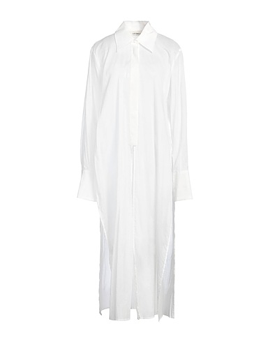 MEIMEIJ Solid color shirts & blouses White 100% Cotton