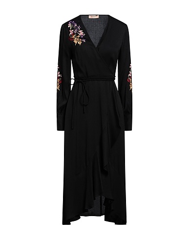 TWINSET Midi dress Black 100% Viscose
