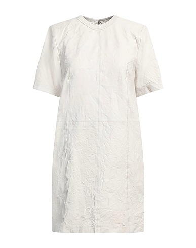 ZADIG&VOLTAIRE Short dress Light grey 100% Lambskin