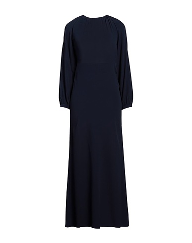 SEMICOUTURE Long dress 65% Acetate, 35% Silk