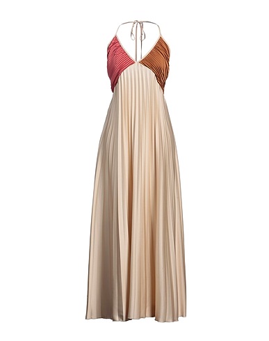 KAOS JEANS Long dress Beige 100% Polyester