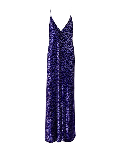 FORTE_FORTE Long dress Purple 82% Viscose, 18% Silk, Cupro