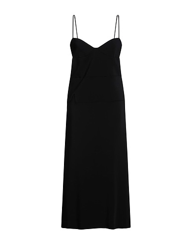 MEIMEIJ Midi dress Black 96% Viscose, 4% Elastane