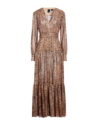 PINKO Elegant dress Brown 100% Polyester