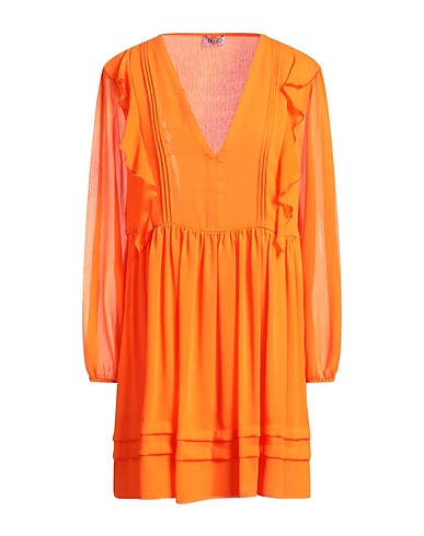 LIU •JO Short dress Orange 100% Polyester