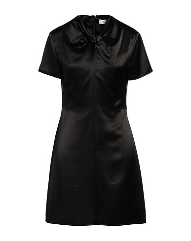 PROENZA SCHOULER PSWL Short dress Black 76% Acetate, 24% Polyester