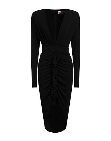ALEXANDRE VAUTHIER Elegantes Kleid Schwarz 92% Viskose, 8% Elastan