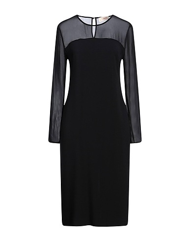 JUCCA チューブドレス ブラック アセテート 71% / レーヨン 29%