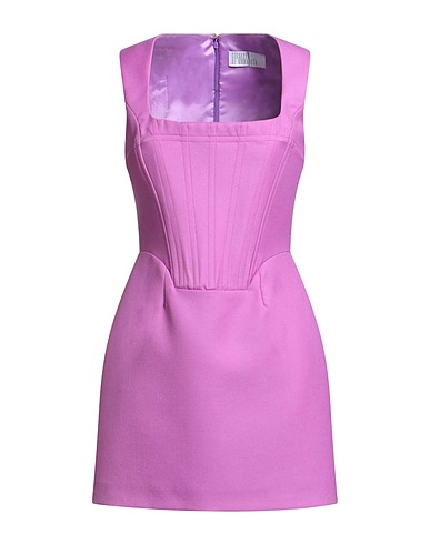 GIUSEPPE DI MORABITO Short dress Mauve 100% Wool