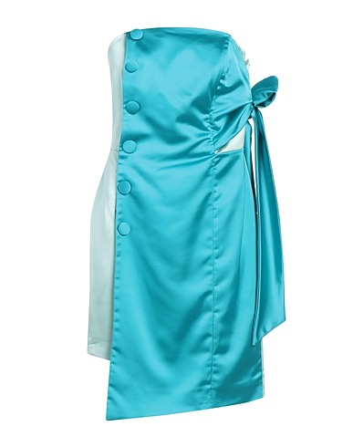 FELEPPA Short dress Turquoise 96% Polyester, 4% Elastane