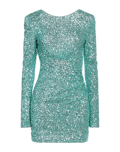 PINKO Sheath dress Green 100% Polyamide, PVC - Polyvinyl chloride