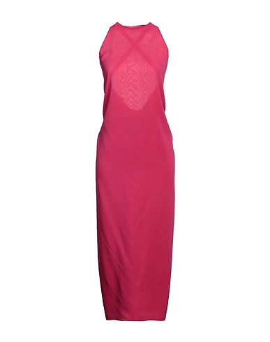 FENDI Midi dress Magenta 100% Silk