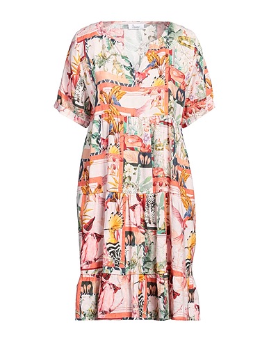 PRINCESS GOES HOLLYWOOD Vestito corto Rosa chiaro 100% Lino