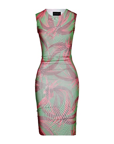 LOUISA BALLOU Midi dress Green 92% Polyester, 8% Elastane
