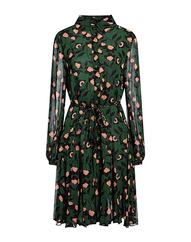 JADICTED Midi dress Dark green 100% Viscose