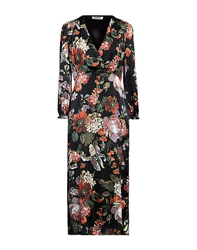 VIVETTA Midi dress Black 97% Polyester, 3% Elastane