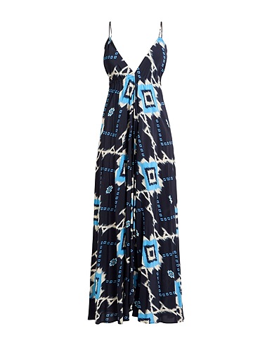 TRUE RELIGION Vestido largo Azul noche 100% Viscosa