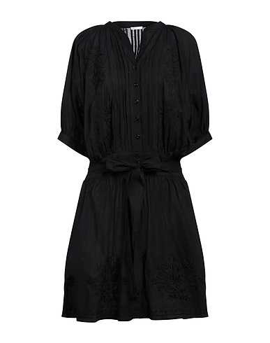 TRUE RELIGION Vestito chemisier Nero 100% Cotone