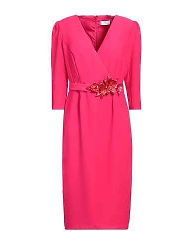 SÑ SONIA PEÑA Vestido midi FUCSIA 100% Poliéster