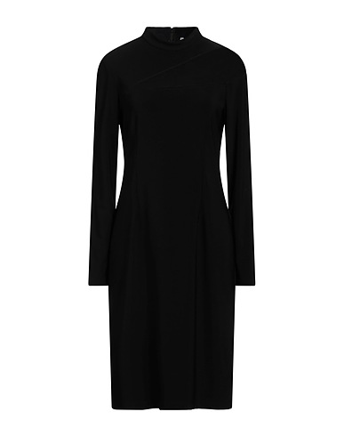 JOSEPH RIBKOFF Midi dress Black 96% Polyester, 4% Elastane, Nylon