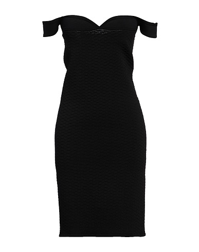 IRO Sheath dress Black 54% Viscose, 44% Nylon, 2% Elastane