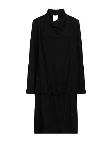 MARCH 23 Midi dress Black 96% Cotton, 4% Polyamide