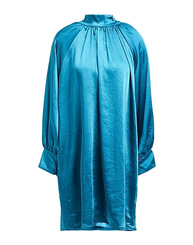 D'ELLE Vestito corto Verde petrolio 100% Poliestere