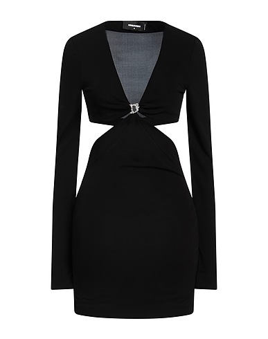 DSQUARED2 Sheath dress Black 100% Viscose