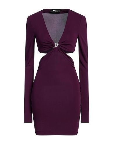 DSQUARED2 Sheath dress Plum 100% Viscose