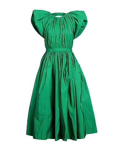 MCQUEEN Midi dress Green 100% Polyester