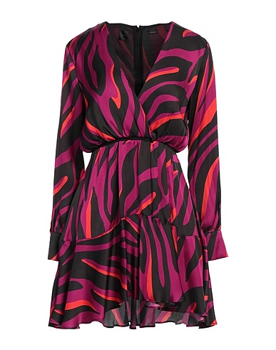 PINKO Short dress Fuchsia 100% Viscose, Polyester, Cotton, Nylon
