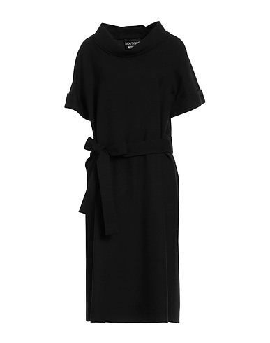 BOUTIQUE MOSCHINO Midi dress Black 54% Polyester, 44% Virgin Wool, 2% Elastane