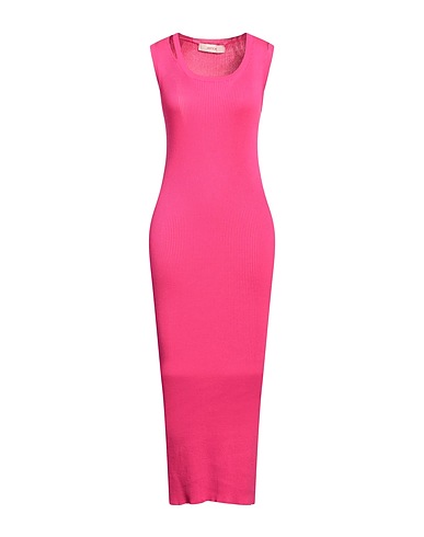 JUCCA Long dress Fuchsia 100% Cotton