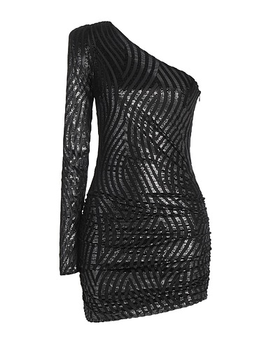 ANIYE BY One-shoulder dress Black 68% Polyester, 27% Polyamide, 5% Elastane