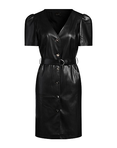 LIU •JO Midi-Kleid Schwarz 100% Polyester