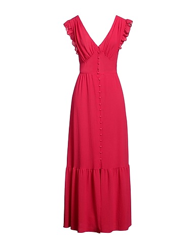 LIU •JO Elegant dress Magenta 98% Polyester, 2% Elastane