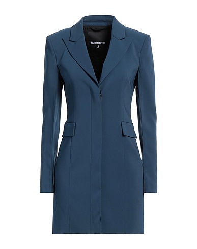 PATRIZIA PEPE Blazer dress Deep teal 97% Polyester, 3% Elastane