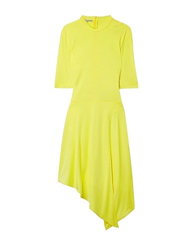 STELLA McCARTNEY Midi-Kleid Gelb 100% Viskose