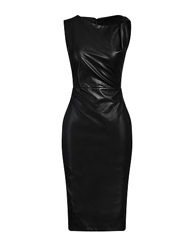 SPELL by ACCESS FASHION Midi dress Black 100% Viscose