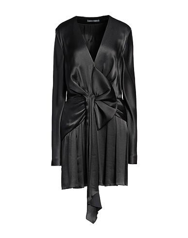 ALBERTA FERRETTI Elegant dress Black 70% Acetate, 30% Silk