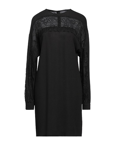 BOUTIQUE MOSCHINO Short dress Black 55% Lyocell, 31% Viscose, 14% Wool, Polyamide