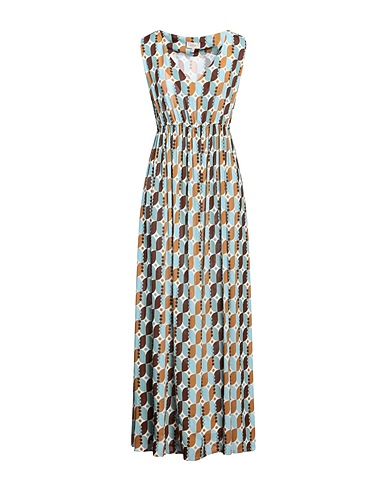 ALTEA Long dress Sky blue 100% Viscose