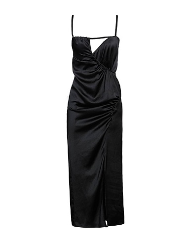 HERON PRESTON Long dress Black 100% Polyester