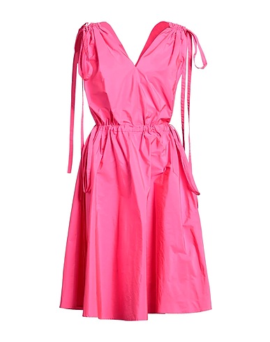 REDValentino Midi dress FUCSIA 100% Polyester