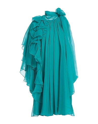 ALBERTA FERRETTI Short dress Emerald green 100% Silk