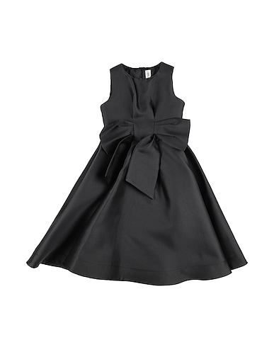 SIMONETTA エレガントドレス ブラック ポリエステル 75% / シルク 25%